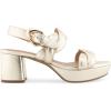 imageAerosoles Womens Camea Heeled SandalSoft Gold Leather