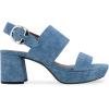 imageAerosoles Womens Camera Platform Heeled SandalBlue Jean Denim