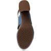 imageAerosoles Womens Camera Platform Heeled SandalBlue Metallic Leather