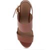 imageAerosoles Womens Camera Platform Heeled SandalClay Leather