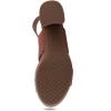 imageAerosoles Womens Camera Platform Heeled SandalClay Leather