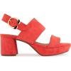 imageAerosoles Womens Camera Platform Heeled SandalCoral Suede