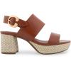 imageAerosoles Womens Camera Platform Heeled SandalGinger Bread Combo