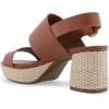 imageAerosoles Womens Camera Platform Heeled SandalGinger Bread Combo
