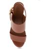 imageAerosoles Womens Camera Platform Heeled SandalGinger Bread Combo