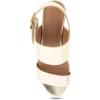 imageAerosoles Womens Camera Platform Heeled SandalGold Metallic Leather