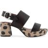 imageAerosoles Womens Camera Platform Heeled SandalJava Spot Leather