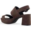imageAerosoles Womens Camera Platform Heeled SandalJava Suede