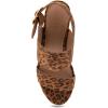 imageAerosoles Womens Camera Platform Heeled SandalLeopard Fab Suede