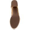 imageAerosoles Womens Camera Platform Heeled SandalMarygold Snake Print Leather