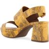 imageAerosoles Womens Camera Platform Heeled SandalMarygold Snake Print Leather