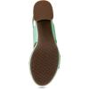imageAerosoles Womens Camera Platform Heeled SandalMint Metallic Leather