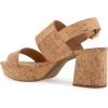 imageAerosoles Womens Camera Platform Heeled SandalNatural Cork