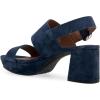 imageAerosoles Womens Camera Platform Heeled SandalNavy Suede