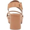 imageAerosoles Womens Camera Platform Heeled SandalNude Leather
