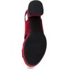 imageAerosoles Womens Camera Platform Heeled SandalPomegranate Suede