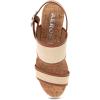 imageAerosoles Womens Camera Platform Heeled SandalSand Raffia