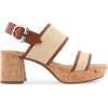 imageAerosoles Womens Camera Platform Heeled SandalSand Raffia