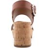 imageAerosoles Womens Camera Platform Heeled SandalSand Raffia