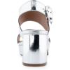 imageAerosoles Womens Camera Platform Heeled SandalSilver Metallic