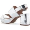 imageAerosoles Womens Camera Platform Heeled SandalSilver Metallic