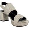 imageAerosoles Womens Camera Platform Heeled SandalSoft Gold Fabric