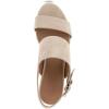 imageAerosoles Womens Camera Platform Heeled SandalStone Suede
