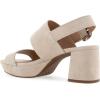 imageAerosoles Womens Camera Platform Heeled SandalStone Suede