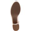 imageAerosoles Womens Camera Platform Heeled SandalWhite Crackled Leather