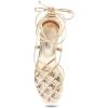 imageAerosoles Womens Caramia Heeled SandalSoft Gold Pu