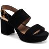 imageAerosoles Womens Carimma Heeled SandalBlack Suede