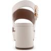 imageAerosoles Womens Carimma Heeled SandalEggshell Leather