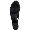 imageAerosoles Womens Chara Heeled SandalBlack Elastic