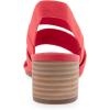 imageAerosoles Womens Chara Heeled SandalCoral Elastic Fabric