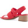 imageAerosoles Womens Chara Heeled SandalCoral Elastic Fabric