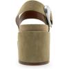 imageAerosoles Womens Clarkson Heeled SandalOlive Branch Suede