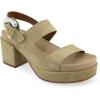 imageAerosoles Womens Clarkson Heeled SandalOlive Branch Suede