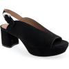 imageAerosoles Womens Cornelia Heeled SandalBlack Suede