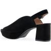 imageAerosoles Womens Cornelia Heeled SandalBlack Suede
