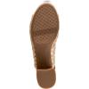 imageAerosoles Womens Cornelia Heeled SandalNaturalTan Embroidered Raffia