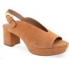 imageAerosoles Womens Cornelia Heeled SandalTan Suede