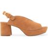imageAerosoles Womens Cornelia Heeled SandalTan Suede