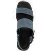 imageAerosoles Womens Dove Heeled SandalBlue Jean Faux Leather