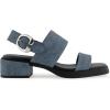 imageAerosoles Womens Dove Heeled SandalBlue Jean Faux Leather