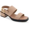 imageAerosoles Womens Dove Heeled SandalNatural