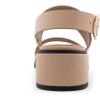 imageAerosoles Womens Dove Heeled SandalNatural