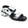 imageAerosoles Womens Dove Heeled SandalSilver Mirror Metallic Pu