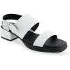 imageAerosoles Womens Dove Heeled SandalWhite Pu