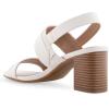 imageAerosoles Womens Ellazia Heeled SandalEggnog Pu Leather