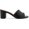 imageAerosoles Womens Gela Slide SandalBlack Leather